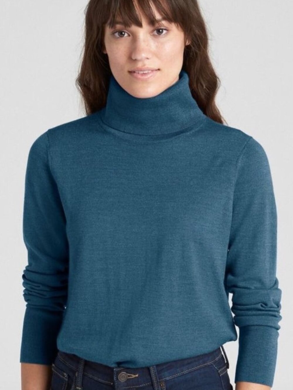 Gap Extra Fine Merino Wool Turtleneck Sweater Size S